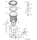 Diagram for 3 - Tub, Basket & Agitator