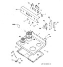 Diagram for 1 - Control Panel & Cooktop