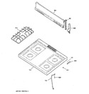 Diagram for 2 - Control Panel & Cooktop