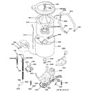 Diagram for 5 - Washer Tub, Hoses & Motor