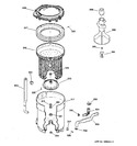 Diagram for 3 - Tub, Basket & Agitator