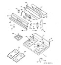 Diagram for 2 - Control Panel & Cooktop