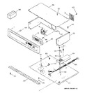 Diagram for 1 - Control Panel & Cooktop