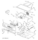 Diagram for 1 - Control Panel & Cooktop