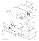 Diagram for 1 - Control Panel & Cooktop