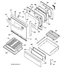 Diagram for 4 - Door & Drawer Parts