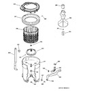 Diagram for 3 - Tub, Basket & Agitator