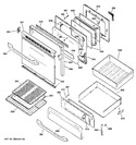 Diagram for 4 - Door & Drawer Parts