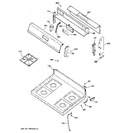 Diagram for 2 - Control Panel & Cooktop