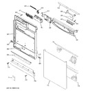 Diagram for 1 - Escutcheon & Door Assembly