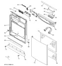 Diagram for 1 - Escutcheon & Door Assembly