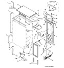 Diagram for 1 - Cabinet, Liner & Door Parts