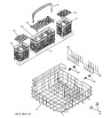 Diagram for 4 - Lower Rack Assembly