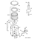 Diagram for 3 - Tub, Basket & Agitator