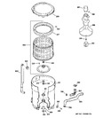 Diagram for 3 - Tub, Basket & Agitator