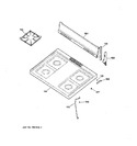 Diagram for 2 - Control Panel & Cooktop