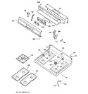 Diagram for 2 - Control Panel & Cooktop