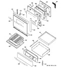 Diagram for 4 - Door & Drawer Parts