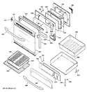 Diagram for 4 - Door & Drawer Parts