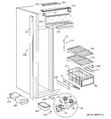 Diagram for 4 - Freezer Section