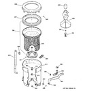 Diagram for 3 - Tub, Basket & Agitator