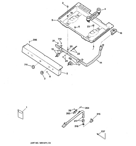 WB20K10013 - GE Gas Range Oven Thermostat