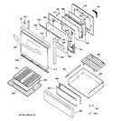 Diagram for 4 - Door & Drawer Parts