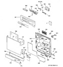 Diagram for 1 - Escutcheon & Door Assembly