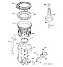 Diagram for 3 - Tub, Basket & Agitator