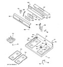 Diagram for 2 - Control Panel & Cooktop