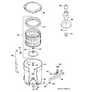 Diagram for 3 - Tub, Basket & Agitator