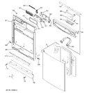 Diagram for 1 - Escutcheon & Door Assembly