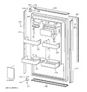 Diagram for 1 - Freezer Door