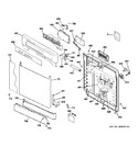 Diagram for 1 - Escutcheon & Door Assembly