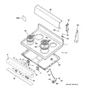 Diagram for 1 - Control Panel & Cooktop