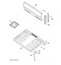 Diagram for 2 - Control Panel & Cooktop