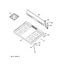 Diagram for 2 - Control Panel & Cooktop