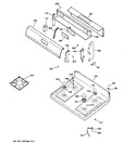 Diagram for 2 - Control Panel & Cooktop