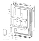 Diagram for 1 - Freezer Door