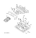 Diagram for 2 - Control Panel & Cooktop