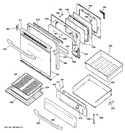 Diagram for 4 - Door & Drawer Parts