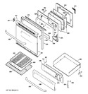 Diagram for 4 - Door & Drawer Parts