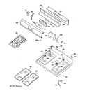 Diagram for 2 - Control Panel & Cooktop