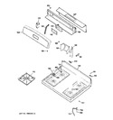 Diagram for 2 - Control Panel & Cooktop