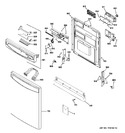 Diagram for 1 - Escutcheon & Door Assembly