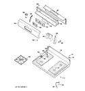 Diagram for 2 - Control Panel & Cooktop