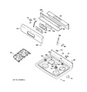 Diagram for 2 - Control Panel & Cooktop