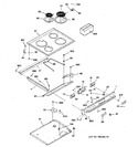 Diagram for 1 - Control Panel & Cooktop