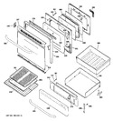 Diagram for 4 - Door & Drawer Parts