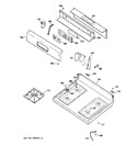 Diagram for 2 - Control Panel & Cooktop